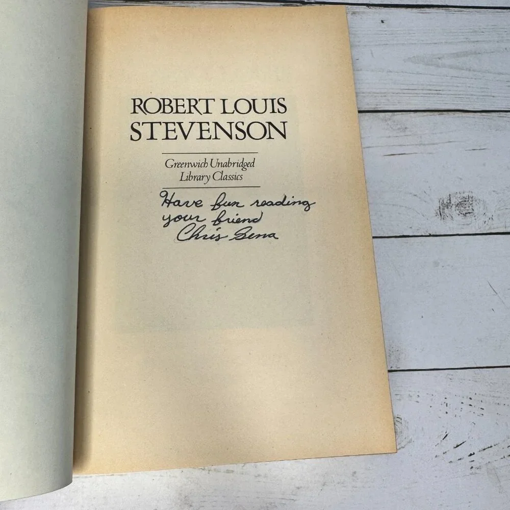 Greenwich Unabridged Library Classics Robert Louis Stevenson 1983 Illustrated HC
